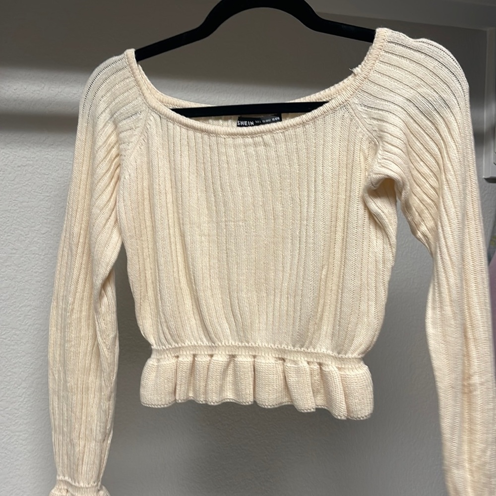 Off the shoulder sweater